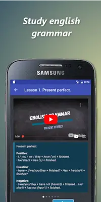 English Simple Grammar Level I android App screenshot 4